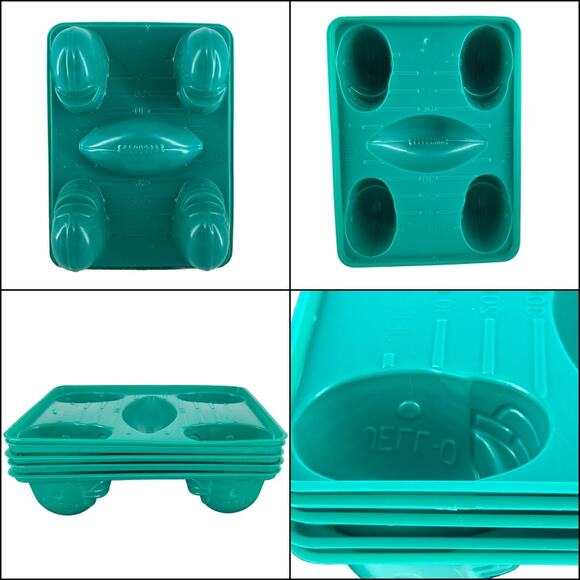 Jello Jiggler Molds 2-Holiday 1-Ice Age 5-Football Fun Shapes Kids Sensory Play - Picture 14 of 15